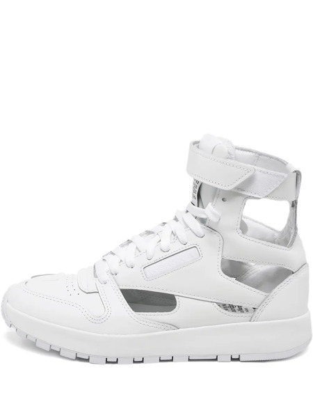  Maison Martin Margiela Pre-owned Zapatillas Tabi Con Aberturas De Maison Martin Margiela X Reebok - Blanco 