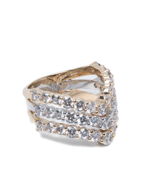  Maje Anillo A Dos Tonos - Dorado 