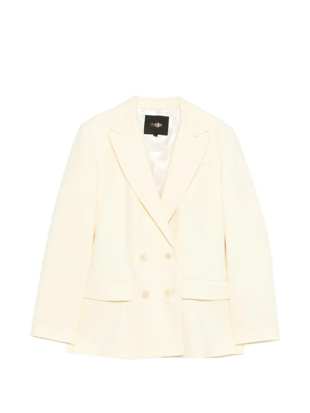  Maje Blazer Con Doble Botonadura - Amarillo 