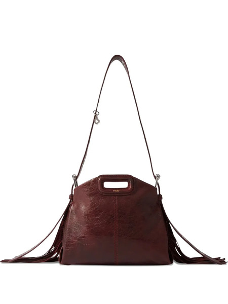  Maje Bolso Mini Con Flecos - Rojo 