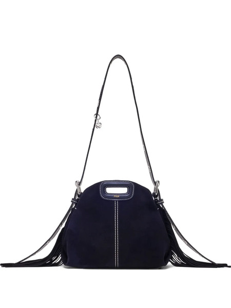  Maje Bolso Shopper Con Flecos - Azul 