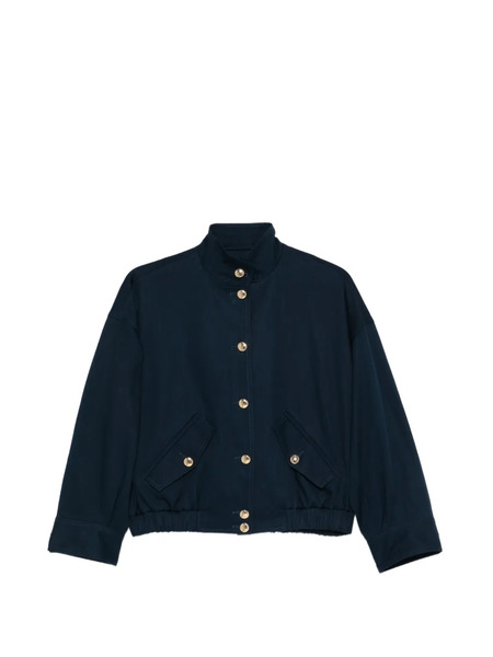  Maje Chaqueta Bómber Con Botones - Azul 