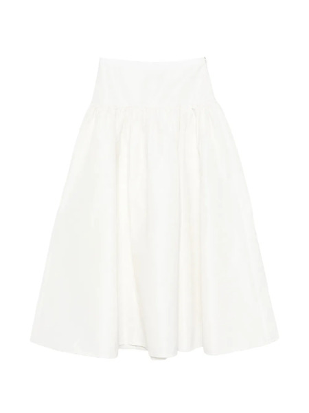  Maje Falda Midi Acampanada - Blanco 