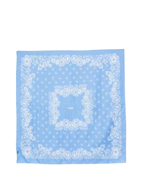  Maje Pañuelo Con Estampado Floral - Azul 