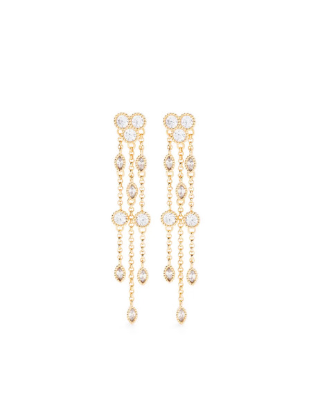  Maje Pendientes Con Aplique De Strass - Dorado 