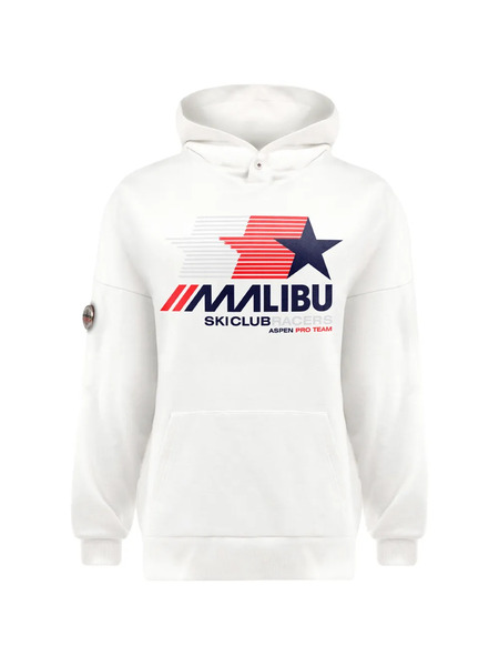  Malibu Sudadera Racer Con Capucha - Blanco 