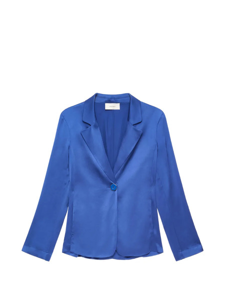  Maliparmi Blazer Con Botón - Azul 