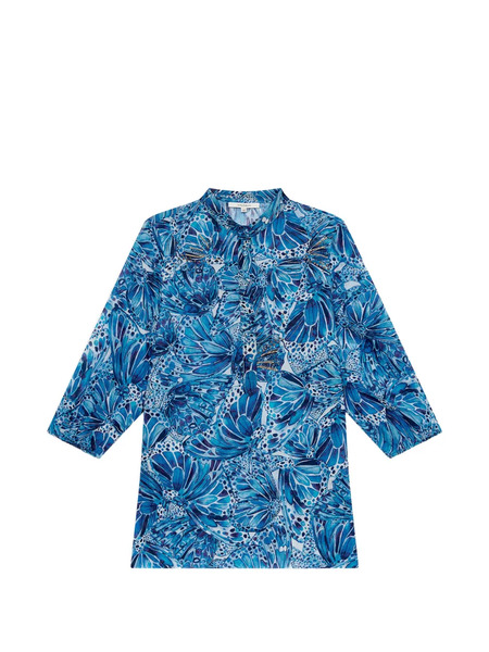  Maliparmi Blusa Sweet Butterfly - Azul 