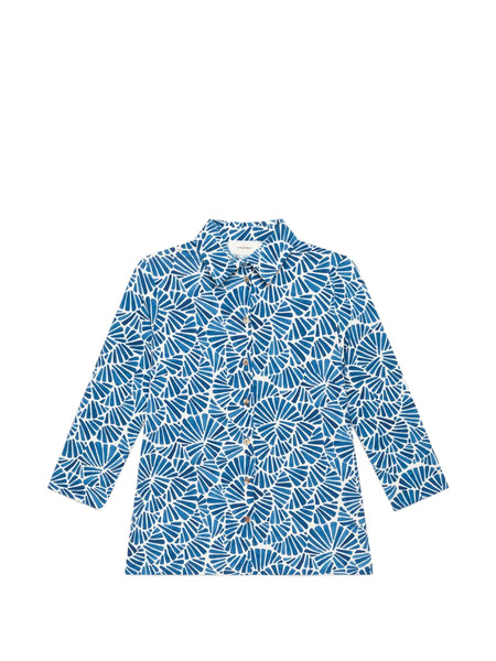  Maliparmi Camisa Con Estampado De Conchas - Azul 