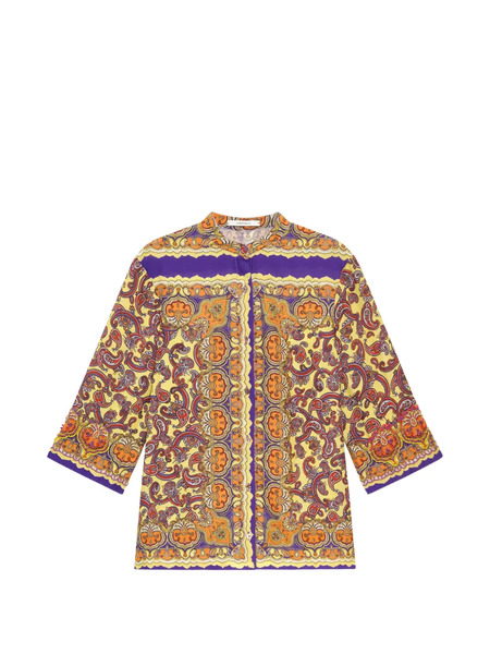  Maliparmi Camisa Sunset Paisley - Amarillo 