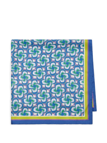  Maliparmi Fular Estampado - Azul 