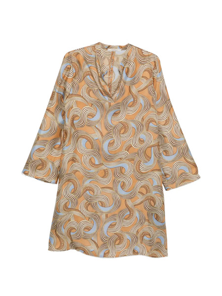  Maliparmi Vestido Con Estampado Abstracto - Naranja 