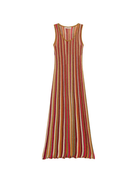  Maliparmi Vestido Flexage A Rayas - Rojo 