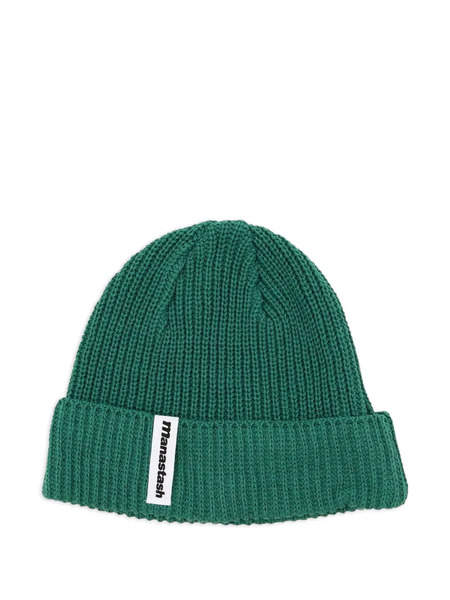  Manastash Gorro De Punto De Canalé - Verde 