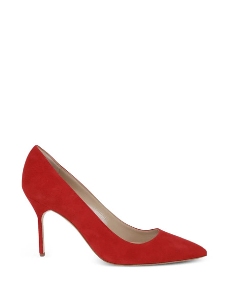  Manolo Blahnik Zapatos De Tacón Bb Con Puntera En Punta - Rojo 