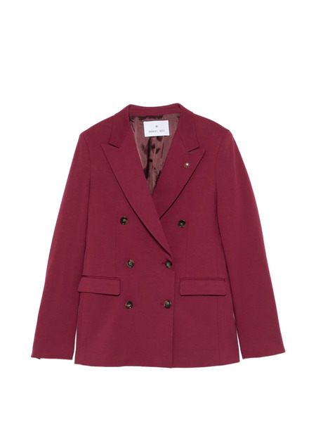  Manuel Ritz Chaqueta Con Solapas De Pico - Rojo 