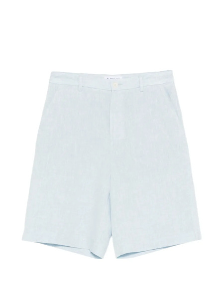  Manuel Ritz Pantalones Cortos Con Botones - Azul 