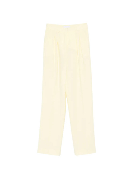  Manuel Ritz Pantalones Plisados - Amarillo 