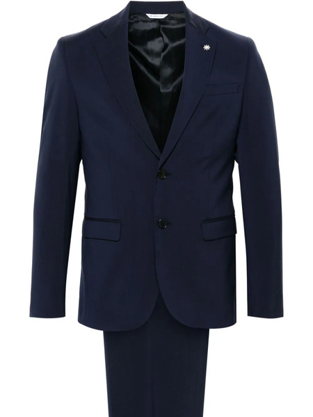  Manuel Ritz Traje Con Botones - Azul 
