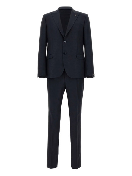  Manuel Ritz Traje Con Botones - Azul 