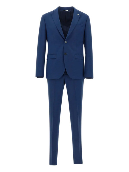  Manuel Ritz Traje Con Botones - Azul 