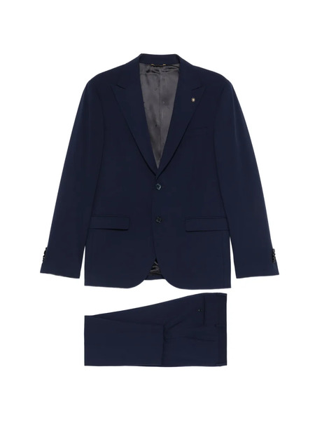  Manuel Ritz Traje Con Botones - Azul 