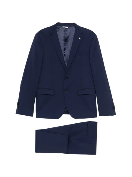  Manuel Ritz Traje Con Botones - Azul 