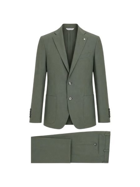  Manuel Ritz Traje Con Botones - Verde 