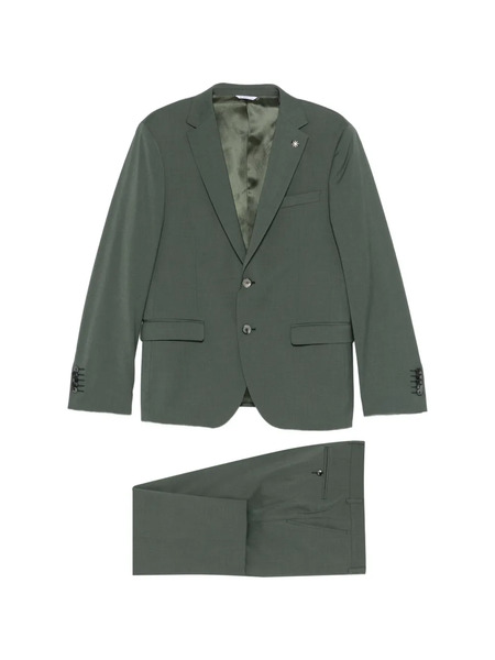  Manuel Ritz Traje Con Botones - Verde 