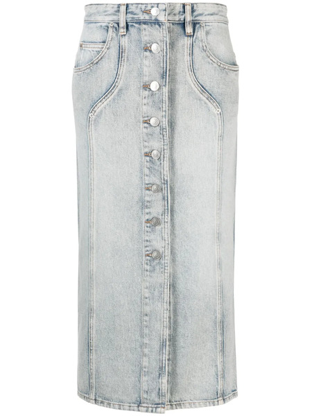  Marant étoile Falda Midi Vandy - Azul 