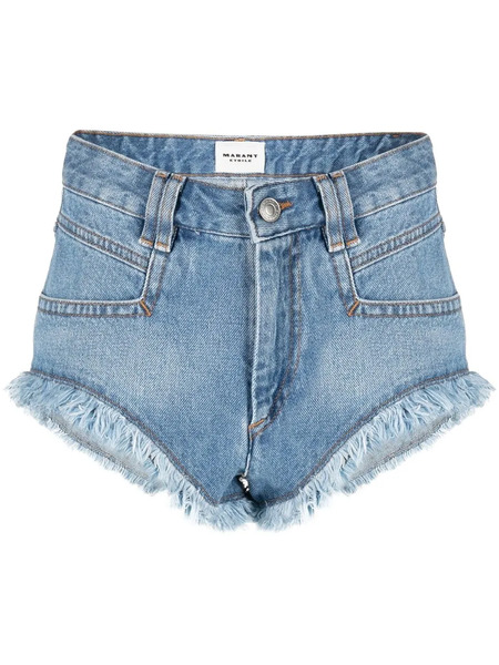  Marant étoile Pantalones Vaqueros Cortos Eneidao - Azul 