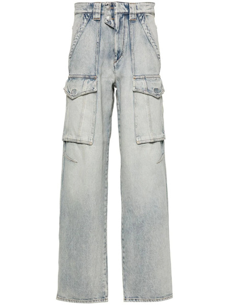  Marant étoile Vaqueros Heilani Con Efecto Desgastado - Azul 