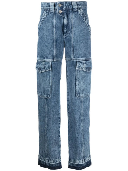  Marant étoile Vaqueros Vayoneo Con Bolsillo Cargo - Azul 