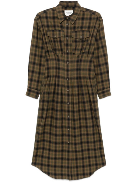  Marant étoile Vestido Timea - Verde 