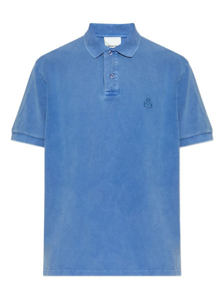  Marant Polo Afko Con Logo - Azul 
