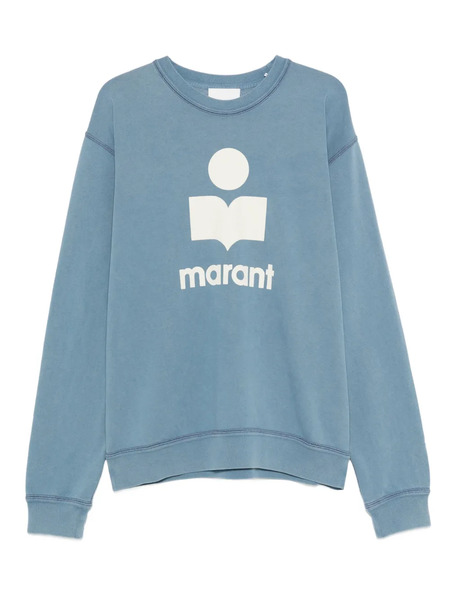  Marant Sudadera Con Logo Estampado - Azul 