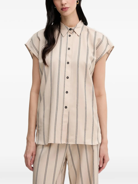  Marc Aurel Top A Rayas Con Botones - Neutro 