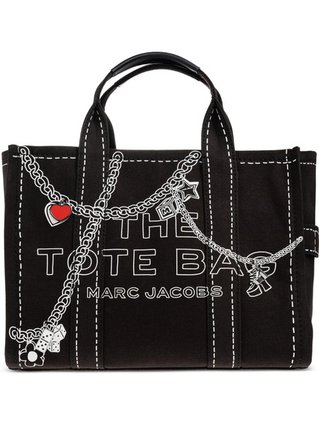  Marc Jacobs Bolso Shopper Con Cadena Estampada - Negro 