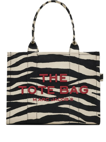  Marc Jacobs Bolso Shopper Con Estampado Zebra - Negro 