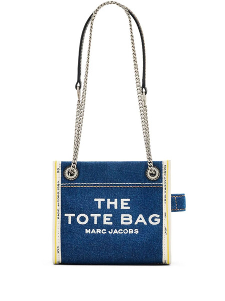  Marc Jacobs Bolso The Denim Chain Crossbody Tote - Azul 