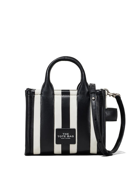  Marc Jacobs Bolso The Striped Tote Mini - Negro 