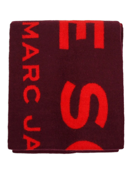  Marc Jacobs Bufanda Con Logo Y Flecos - Rojo 