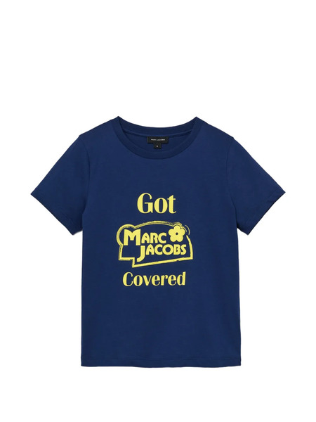  Marc Jacobs Camiseta De Algodón Con Logo Estampado - Azul 