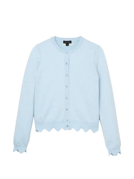  Marc Jacobs Cárdigan Con Ribete Festoneado - Azul 
