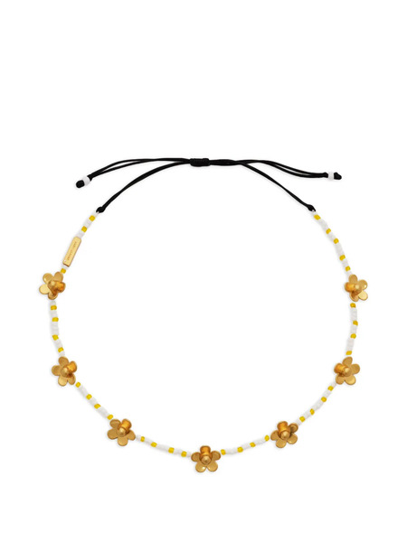  Marc Jacobs Collar Daisy Con Cuentas - Dorado 
