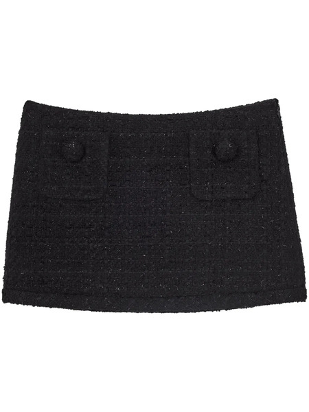  Marc Jacobs Falda Corta De Tweed - Negro 