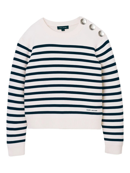 Marc Jacobs Jersey A Rayas Bretonas - Blanco 