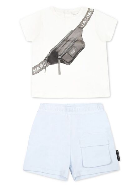  Marc Jacobs Kids Conjunto Con Estampado Gráfico - Blanco 