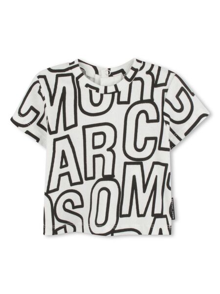  Marc Jacobs Kids Conjunto Con Logo Estampado - Blanco 