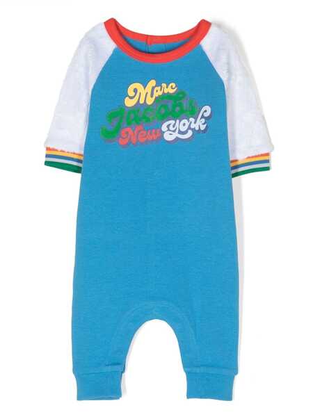  Marc Jacobs Kids Pelele Con Logo Estampado - Azul 